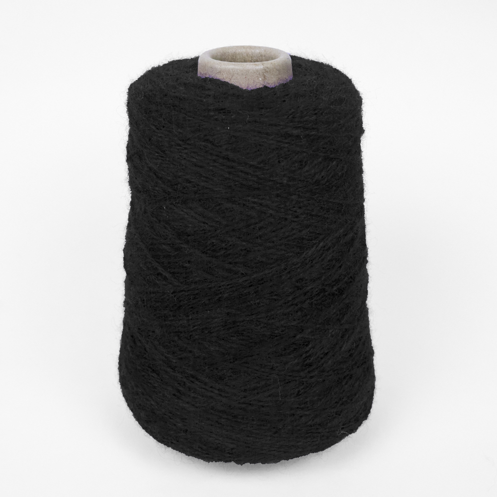 2-Ply Wool Rug/Tapestry Yarn: Obsidian - NZW-002-001