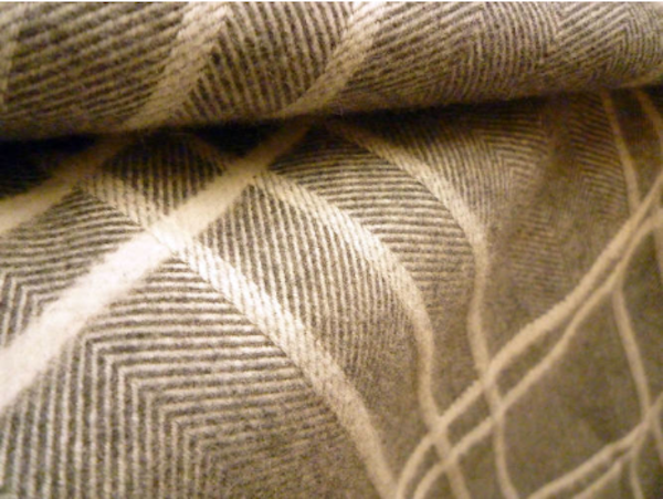 Delicious simple point twill with neutral colors. Image sourced from WGSN.
