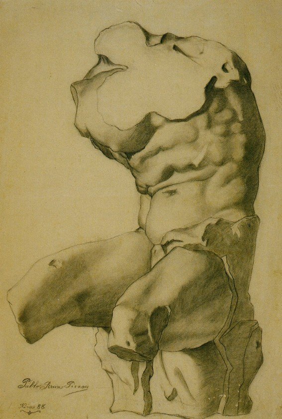 Picasso: Etude pour un torse, 1982