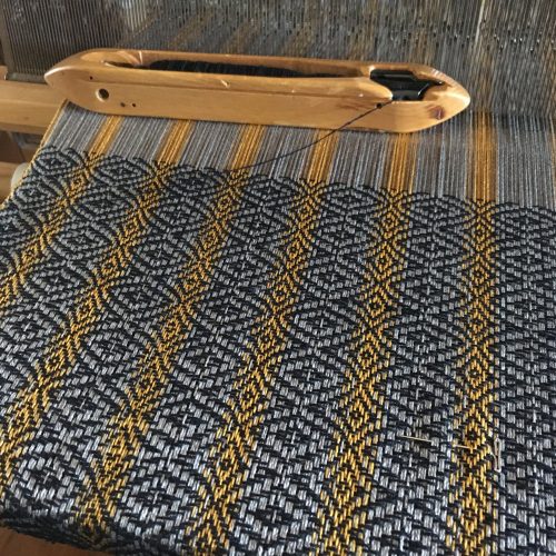 Hope Neck Kerchief Fabric on Loom